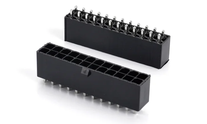 ATX POWER 2×12 Pin 180° SolidPin