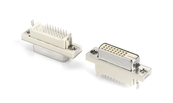 DVI 24 + 1 180° Ivory Riveted ForkPitch2.34 C26.9 H10.5