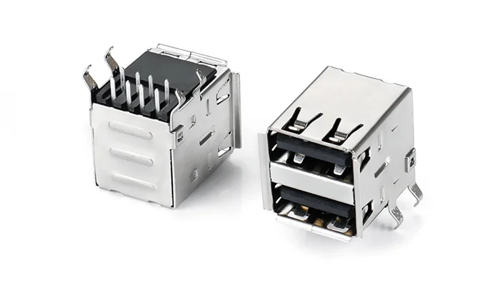 USB2.0 Dual stack PBT Black