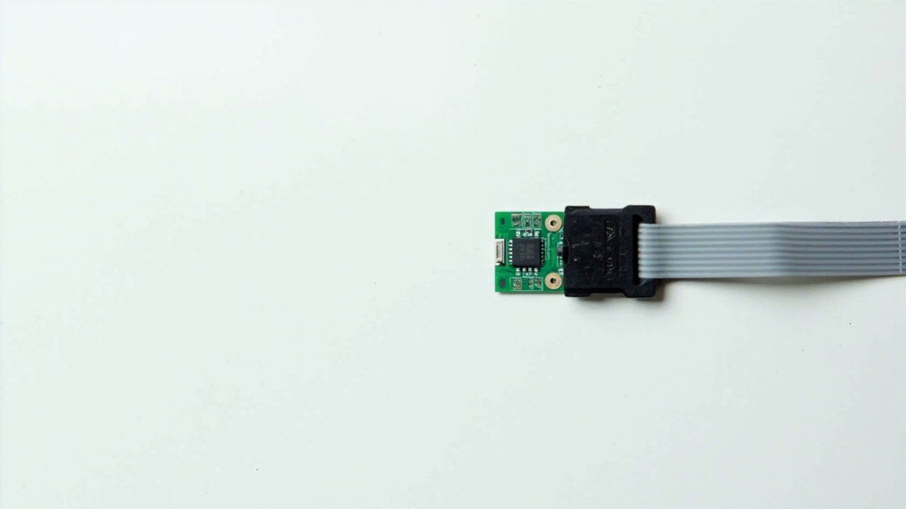 Wire-to-board connector with ribbon cable reference photo