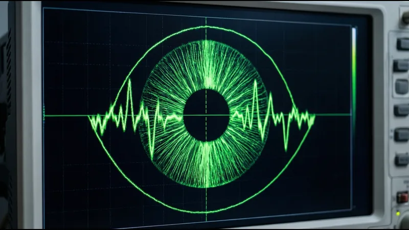 USB signal eye diagram on oscilloscope