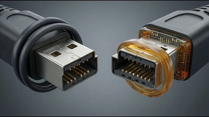 IP67 vs IP68 USB connector sealing cross-section comparison