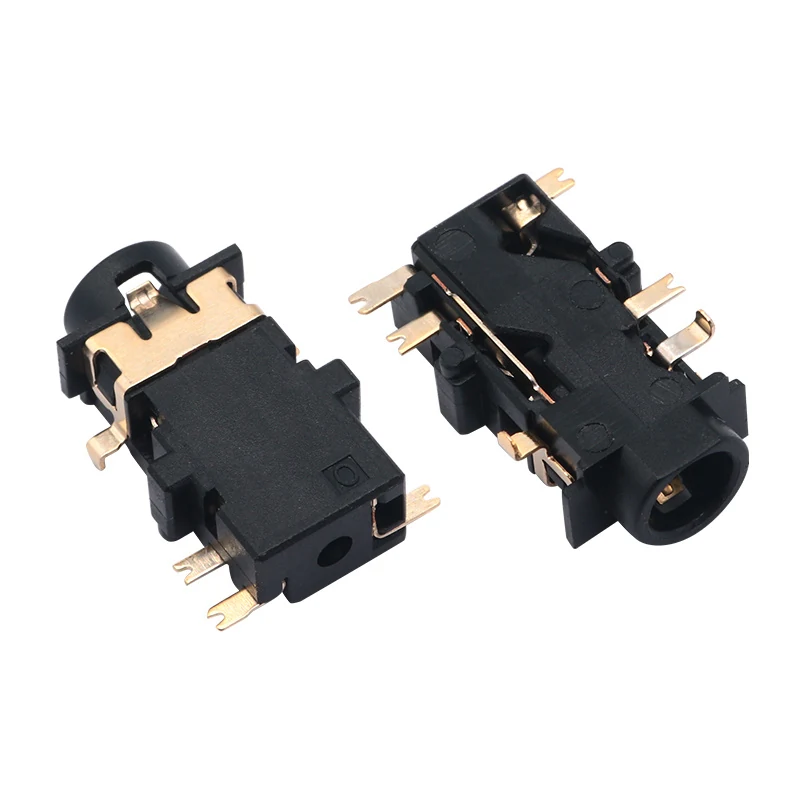 OD3.5 PHONE JACK 6PIN CONNECTOR SMT L13.50 – GSC-AUD-0001