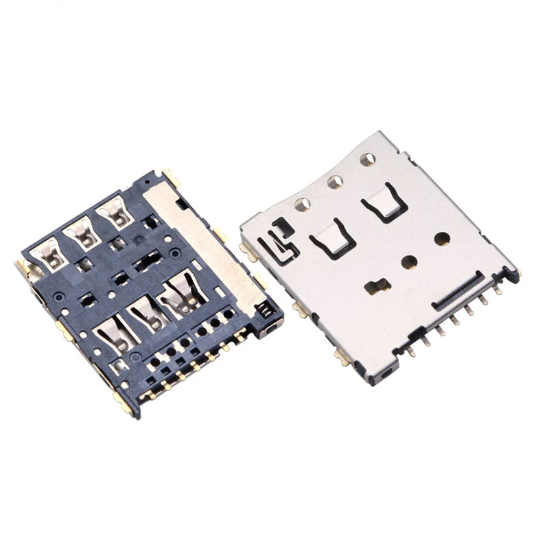 8PIN Nano Sim Card Socket Connector H1.24mm Smt – GSC-NSM-0006