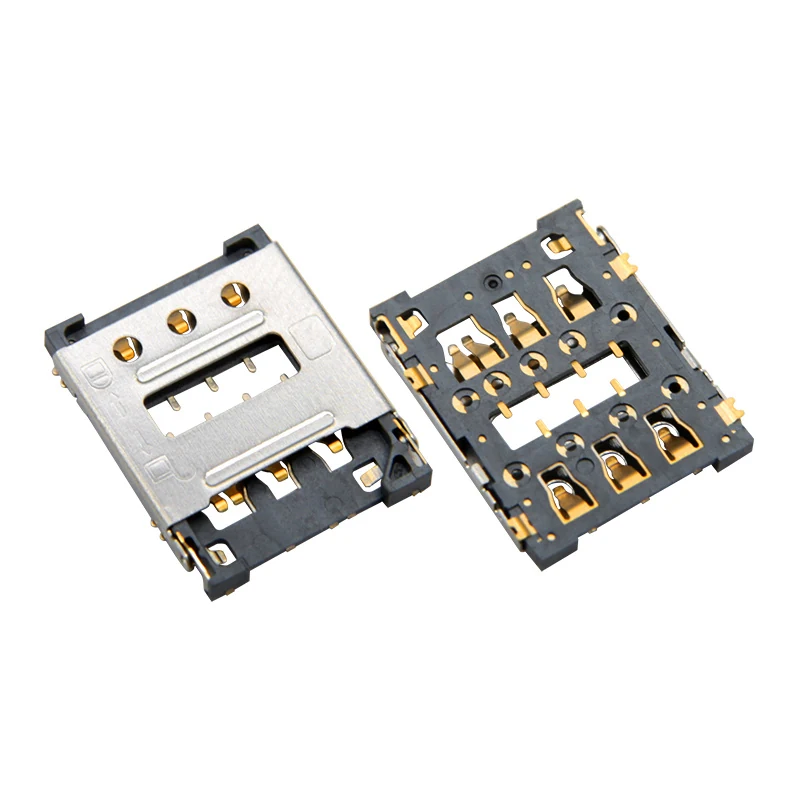 1.40H hinged cover Nano SIM Card Connector – GSC-NSM-0009