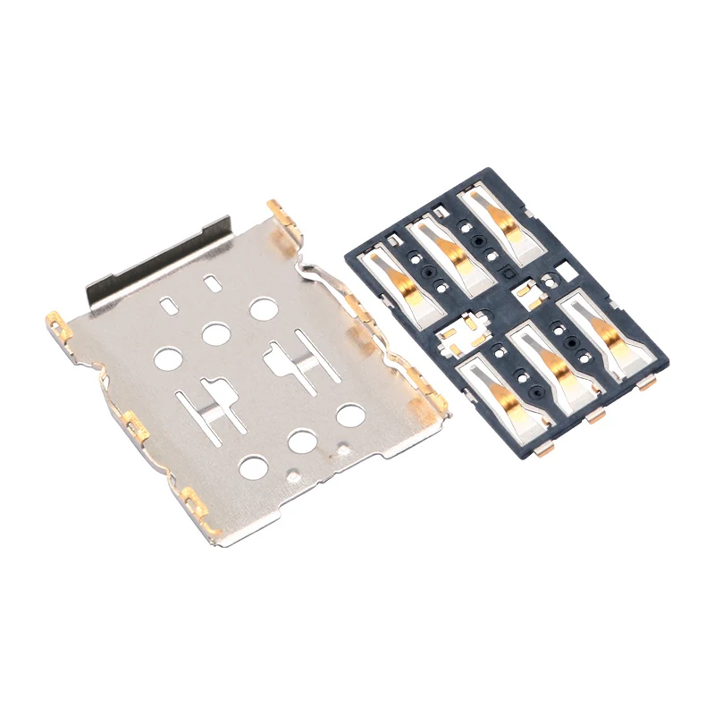 NS010-000 NANO SIM CARD SLOT SEPARATE TYPE FEMALE CONNECTOR SMT – GSC-NSM-0012