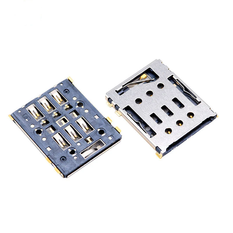 Pin Push Sim Card Connector – GSC-NSM-0018