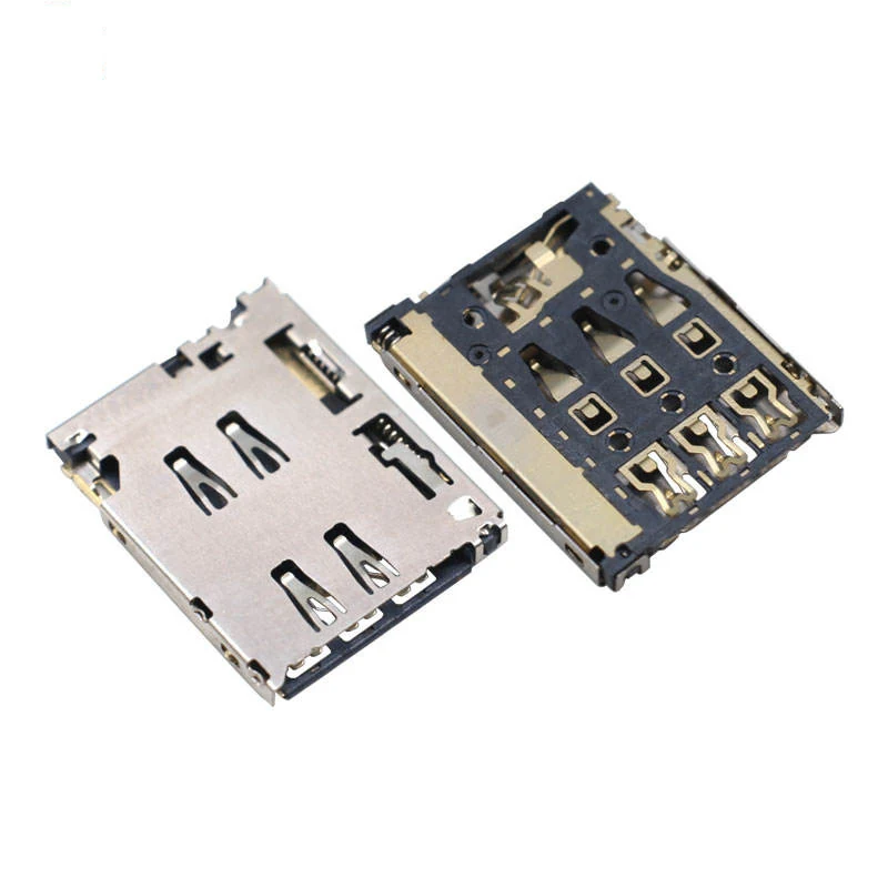 nano sim connectors slot socket miniature H1.45 6 pin – GSC-NSM-0026