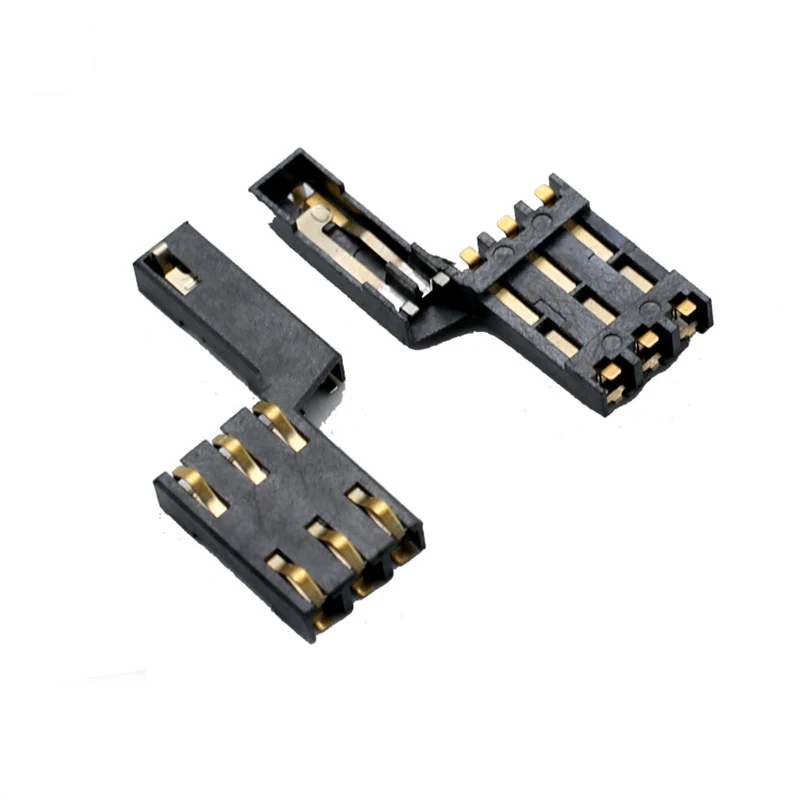 SMART CARD 6+1P H2.5 female connector socket smt – GSC-SMC-0007