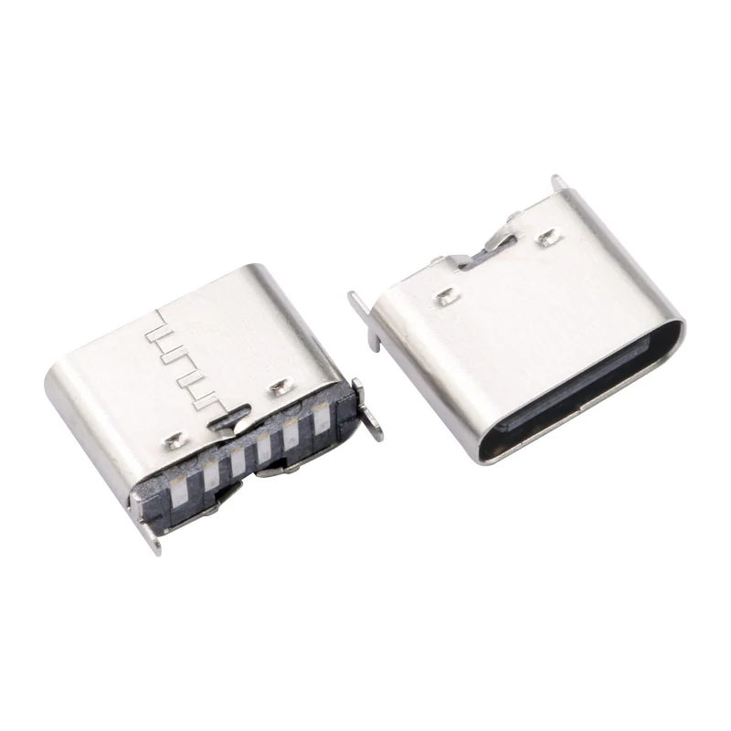 6PIN VERTICAL USB3.0 TYPE-C CONNECTOR SMD – GSC-TYP-0007