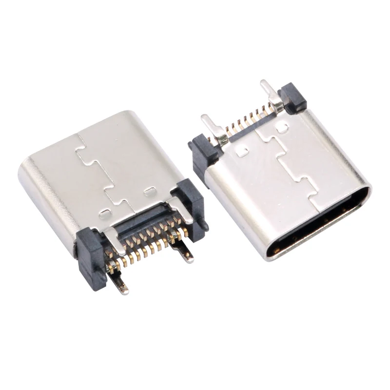 24pin Vertical type USB3.0 TYPE-C FEMALE CONNECTOR SMT – GSC-TYP-0023