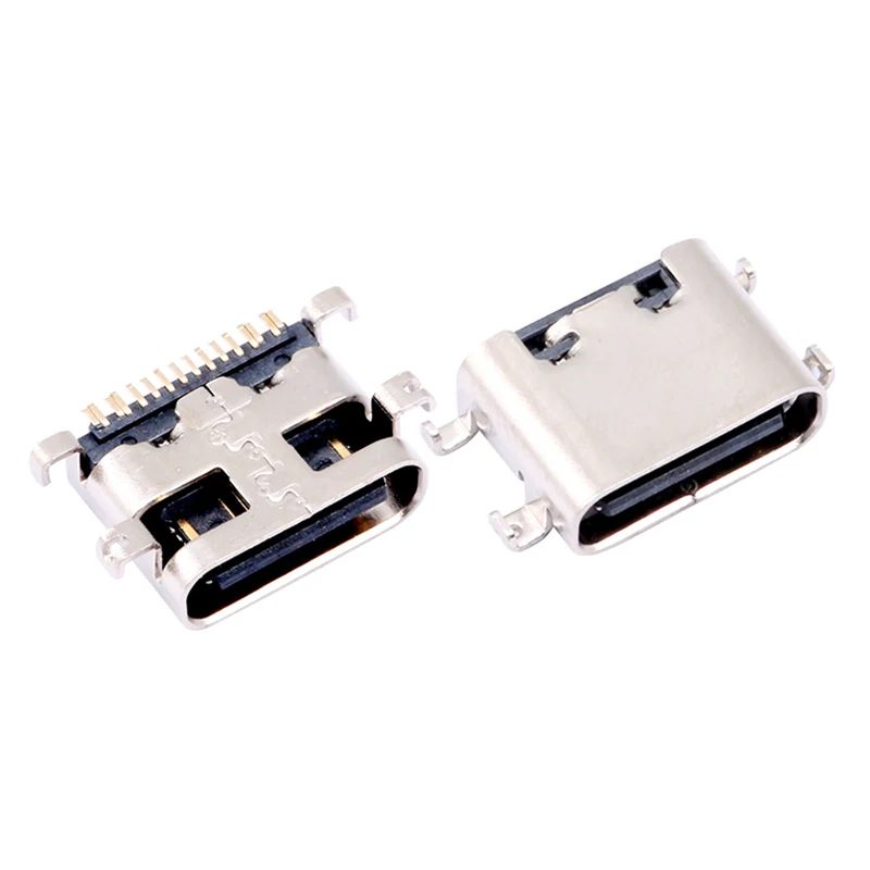 SINGLE ROW 16Pin USB TYPE-C FEMALE CONENCTOR SMT – GSC-TYP-0072