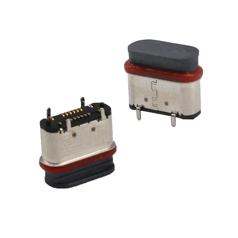 16pin USB TYPE-C VERTICAL TYPE WATERPROOF CONNECTOR – GSC-TYP-0080