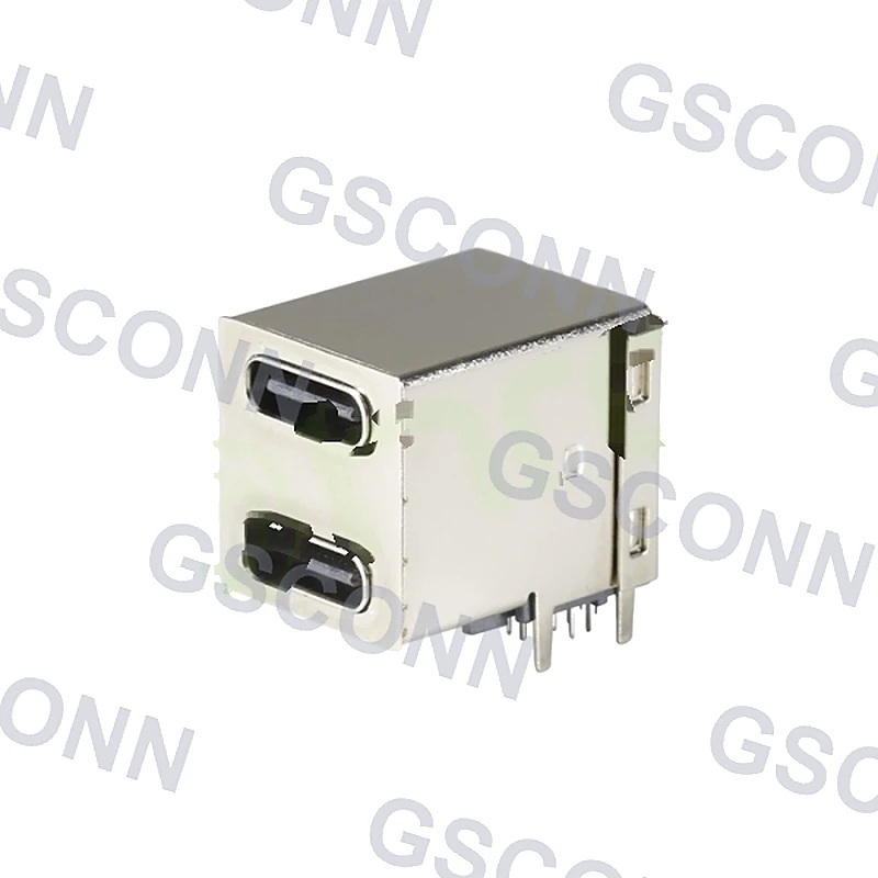 TYPE-C socket TYPE-C female connector double-layer, dual interface – GSC-TYP-0114