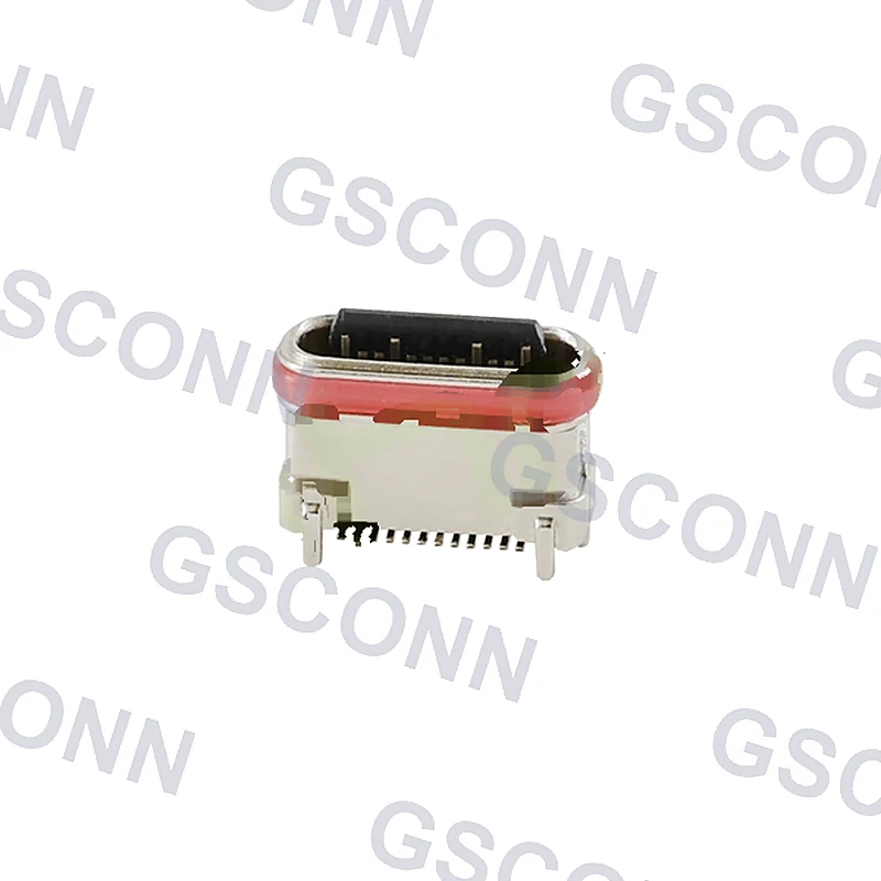 TYPE-C Socket 24P Waterproof TYPE-C Female Connector Single-Rib & Double-Rib Interface – GSC-TYP-0141
