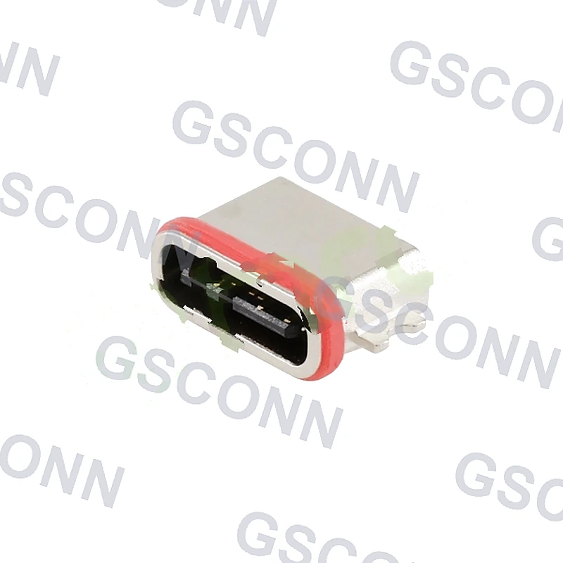 TYPE-C socket 16P waterproof TYPE-C female connector flush-mount type interface – GSC-TYP-0200