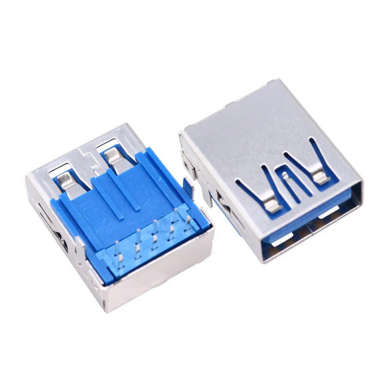 USB3.1 AF 90 GEN2 10Gbps FEMALE CONNECTOR SMD – GSC-USA-0010