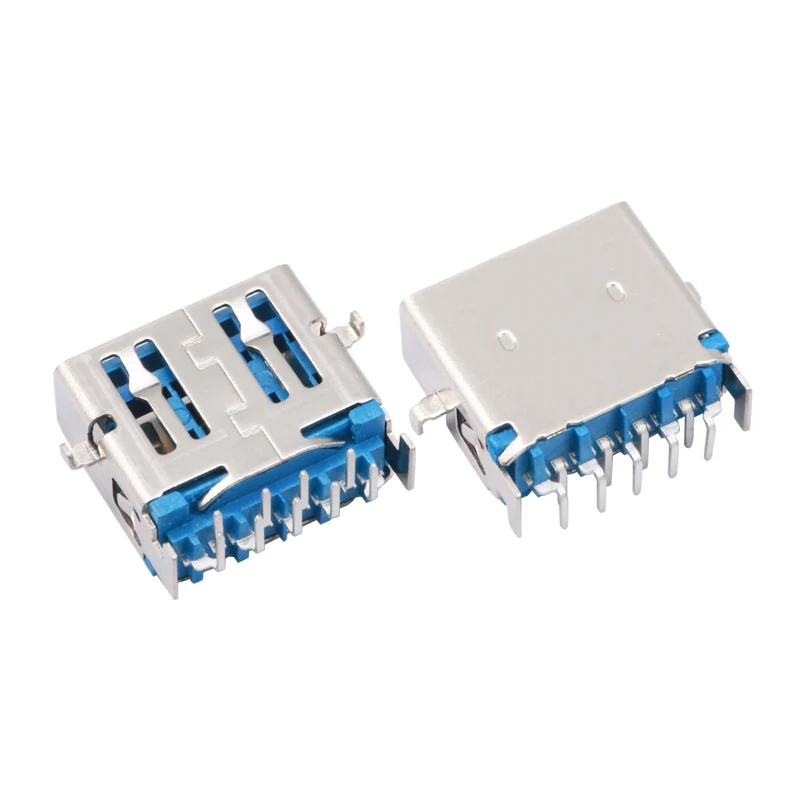 USB A 3.0 DIP PIN FEMALE CONNECTOR NEGATIVE DIRECTION Mid-Mount CONN – GSC-USA-0019