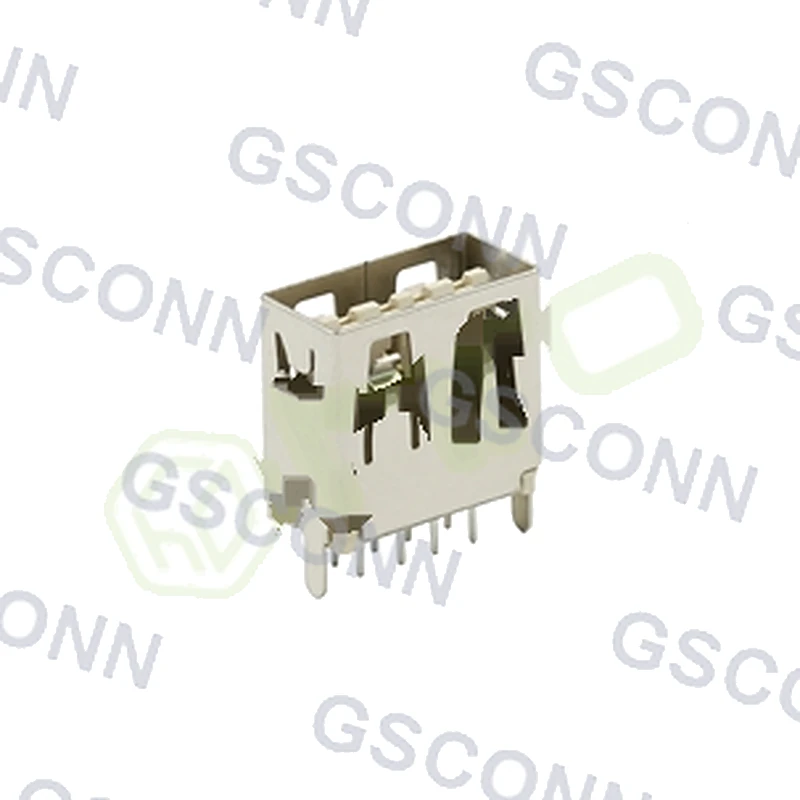 USB Socket Vertical USB Female Connector Straight-Insert USB Interface – GSC-USA-0041