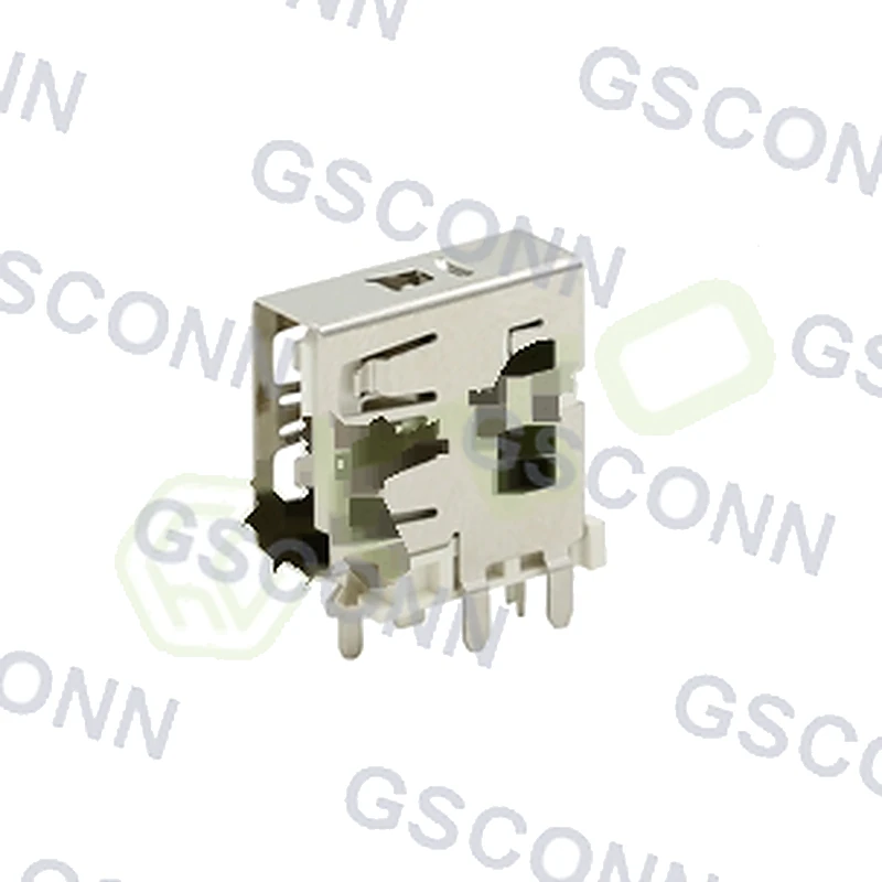 USB socket side‑mount USB female connector plug‑in USB interface – GSC-USA-0044